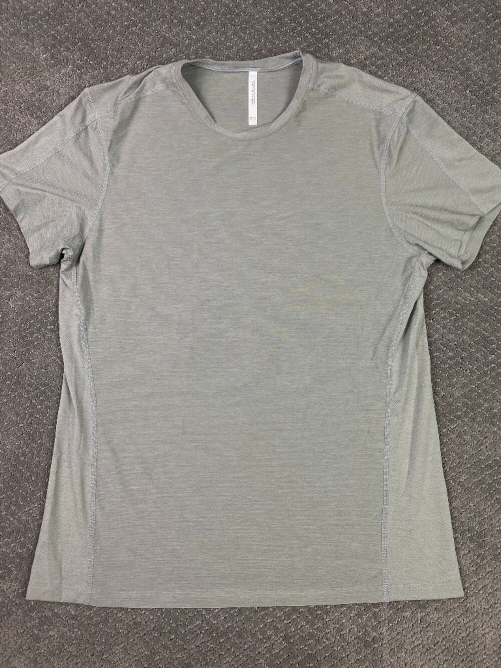 Ten Thousand The Versatile Shirt Mens Large Gray Gym Running Short Sleeve